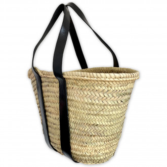 Palmblatt-Tasche mit Leder IBIZA-2S