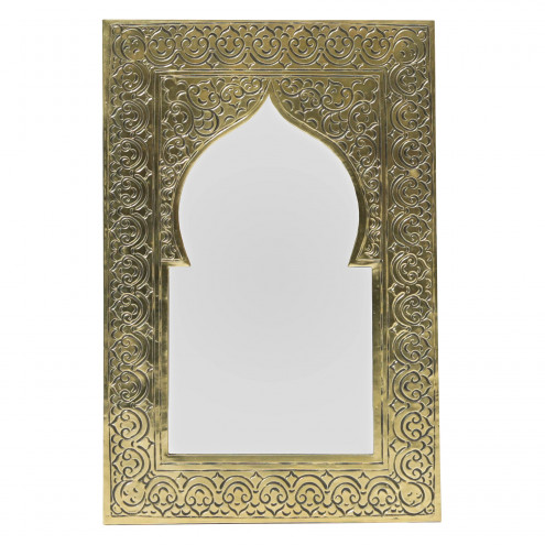 Marokkanischer Intarsien Spiegel LOUDAYA H55cm Farbig